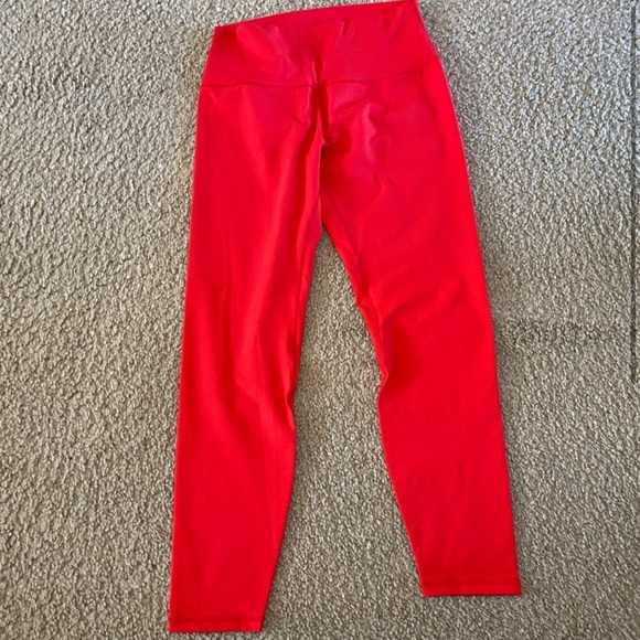 Lululemon Align Crop 21’ Leggings Dark Red - Picture 2 of 4